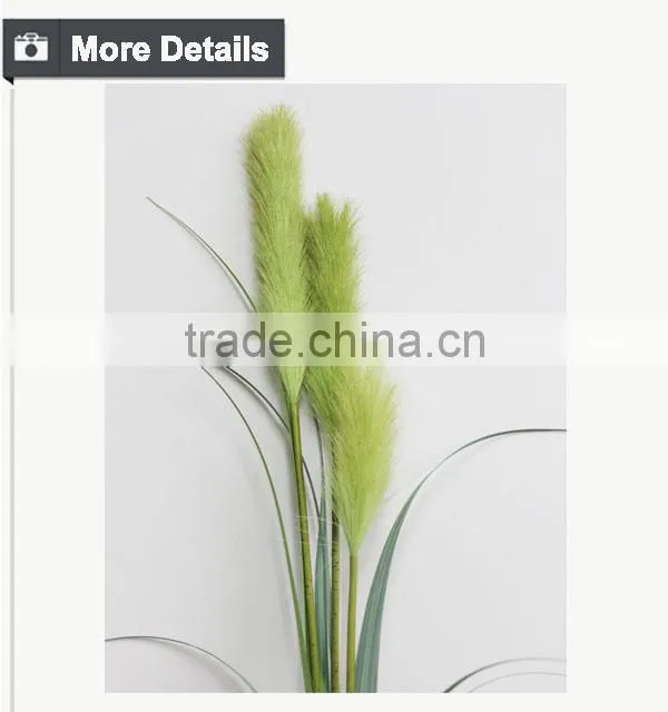 New design single branch artificial grass stem onion grass bush for display