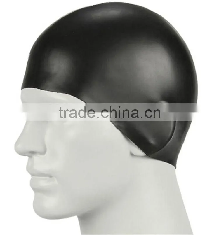 2015 High quality and fashion fabric swimming caps