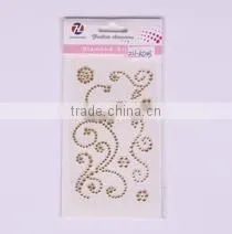 self-adhesive mirror letter stickers