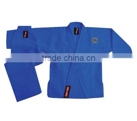 Kick Boxing Uniform Full contact uniform in satin. In medium weight satin, jacket Belt on trousers red strip . 8-cm elas