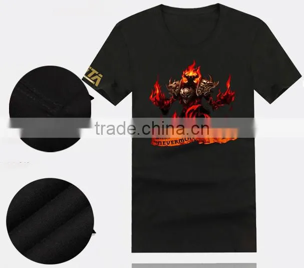 Wholesale OEM high quality men cotton printed t-shirt