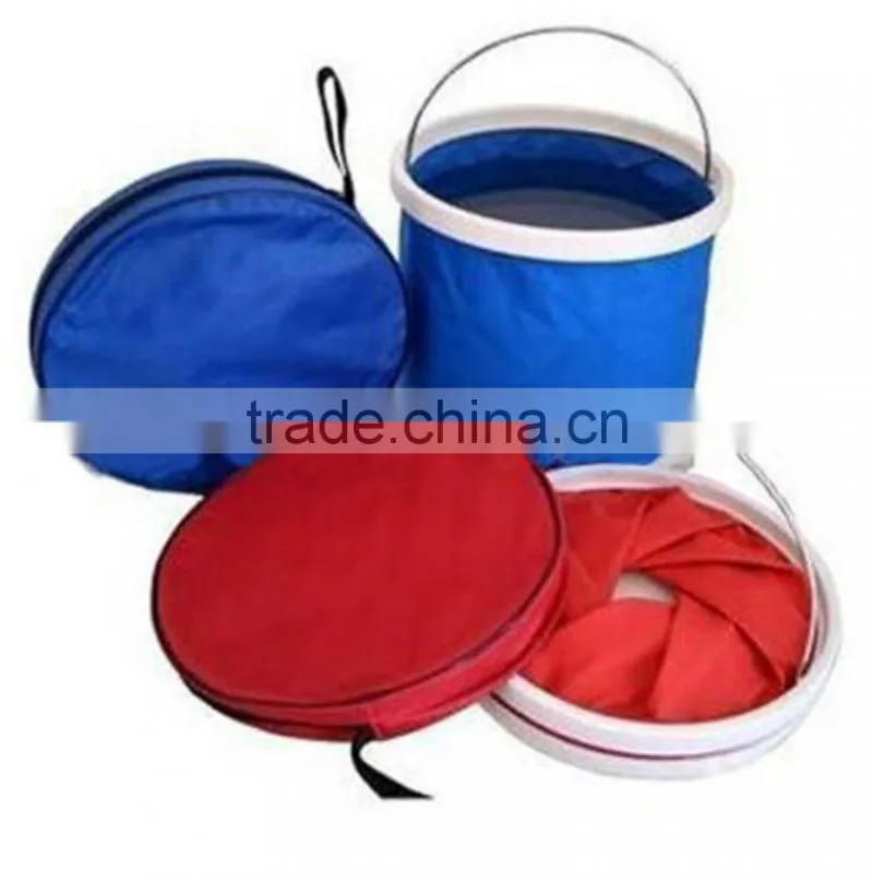 OEM portable foldaway bucket 9L Folding Bucket folding water bucket