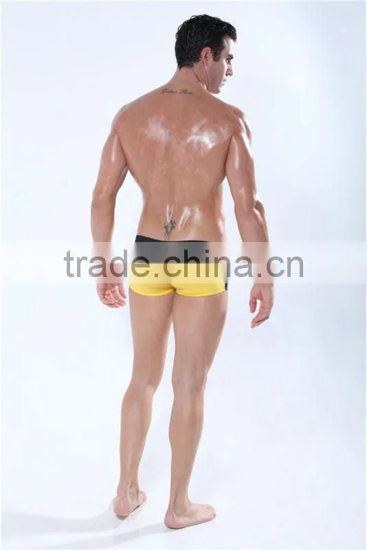 Novelty hot sexy men's modal swimwear boxer sportwear men's underwear swimsuits for boy