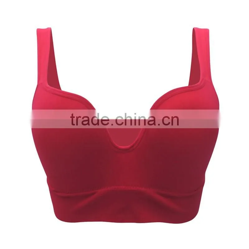 New style wholesale women fitness bra underwear brand ladies sexy seamless sports bra