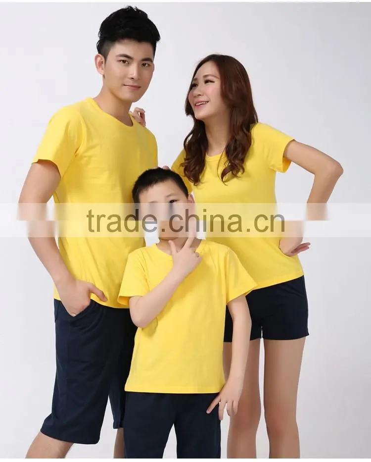 new fashion 2016 summer childrens t-shirts for family clothes mother father son family t shirts cotton parent-children tops