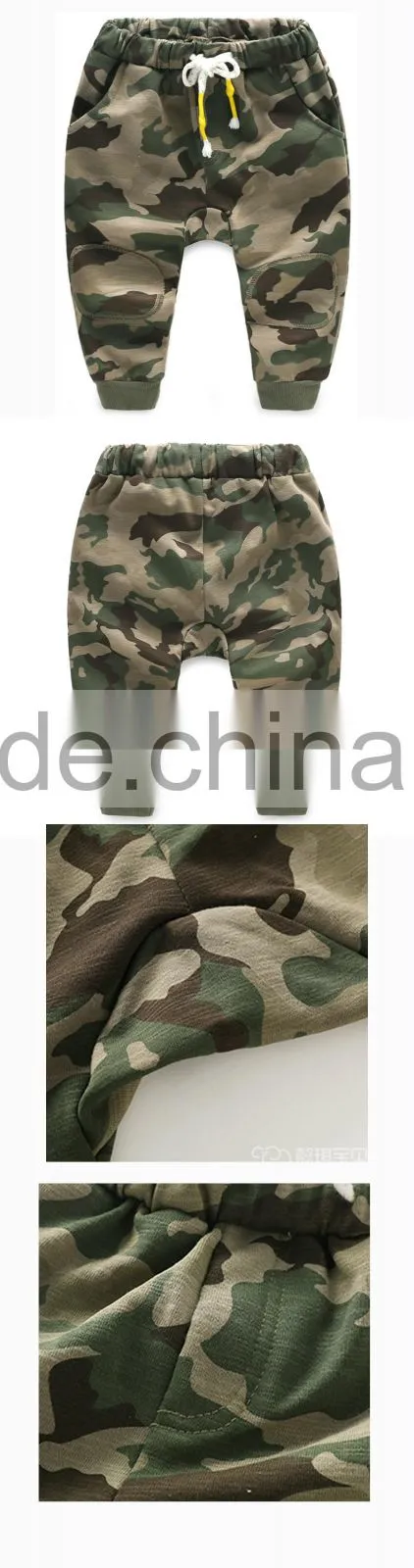 Beroy Wholesale Custom Camo Kids Harem Pants for Boys Girls