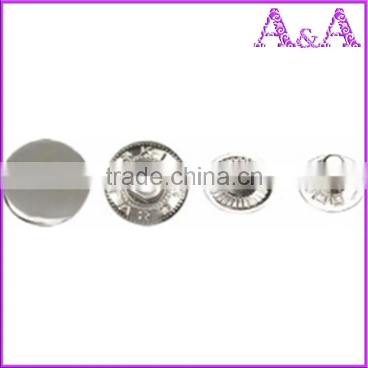 Metal Press Snap Button with any logo printing