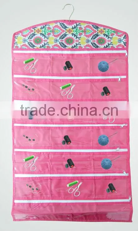 D&D Zipper Pockets Dual Sides Space-saving Large Notions Organizer