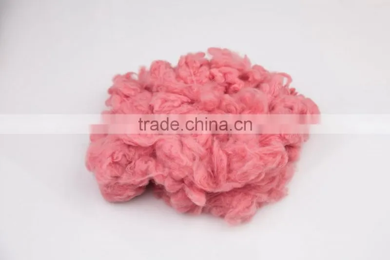 polyester staple fibre white
