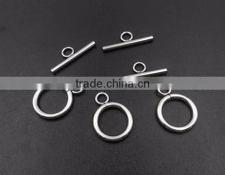Stainless Steel Toggle Clasps Connectors Jewelry Findings OT Ending Clasps Set DIY Bracelet Necklace Accessories
