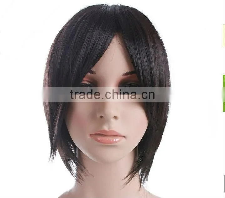 Cosplay Short Straight Hair Wig,Wigs for Men,Wig Cheap,Lace Front Wigs from China Wholesale Market in Yiwu