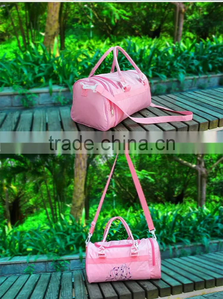 PS960 ballet dance crossbody bag pink waterproof ballet dance duffel bags for girls