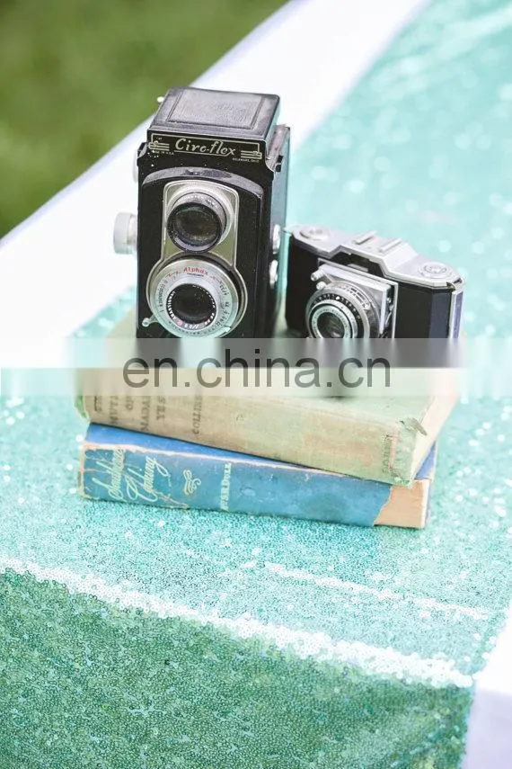 Elegant Shiny Sequins Custom Table Runner