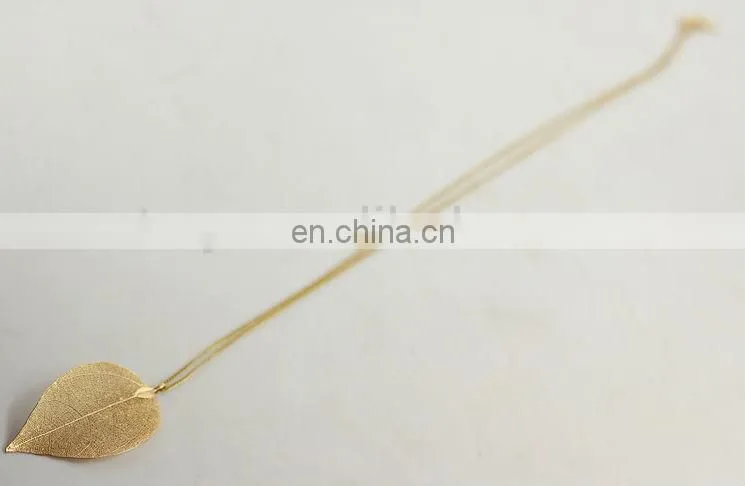 2013 New Accessorize Leaf vein necklace