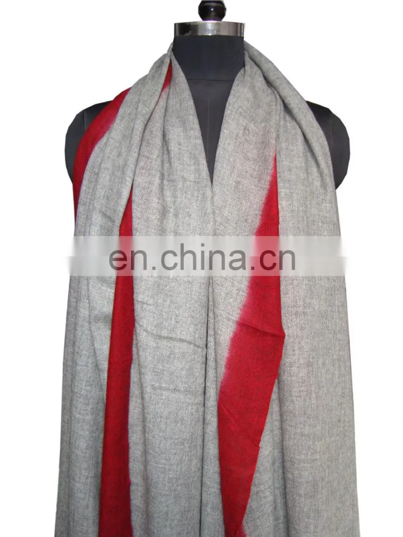 Gauze pashmina wool shawl ,Ombre Wool Pashmina Shawls