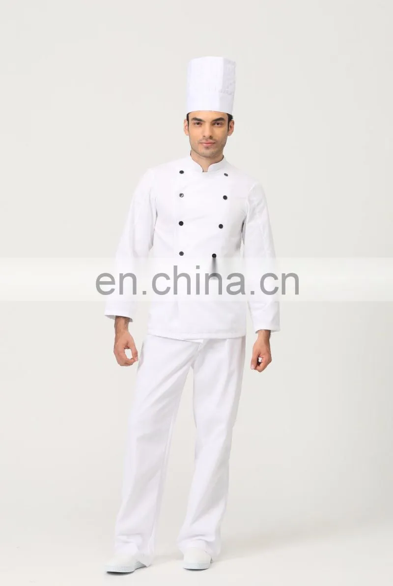 Fast Food Restaurant Uniform Designs For Men Chef Shirts White