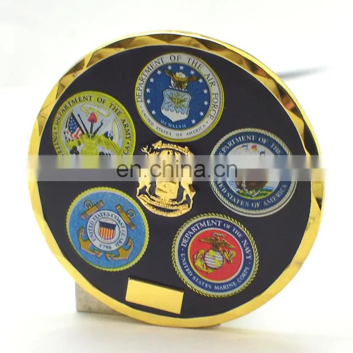 Manufactory production gold metal collective replica coin