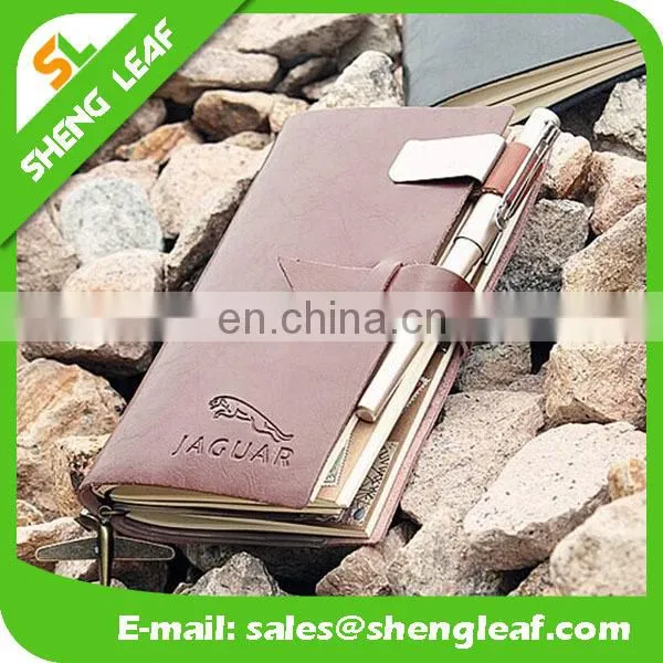 lovely notebook of face With exquisite notebook leather notes Blank diary notebook