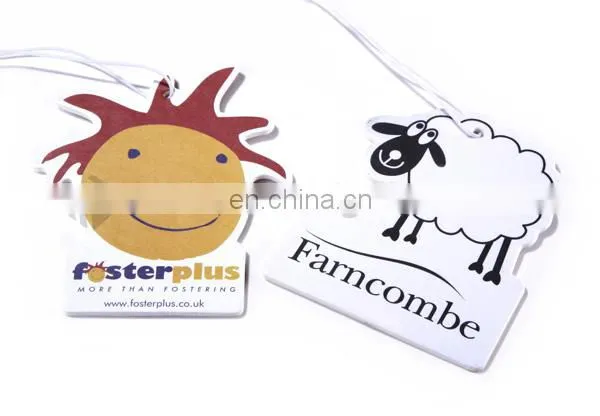 Household branding business paper type air freshener for car