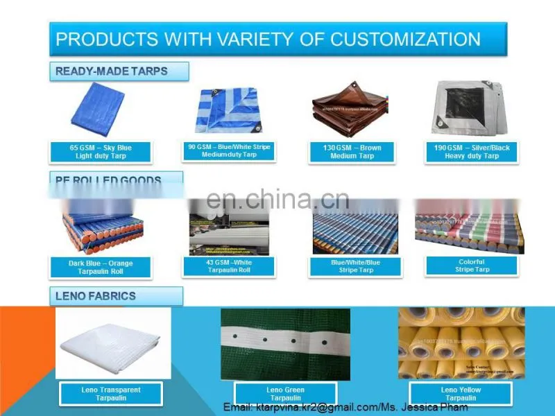 Dark Blue Tarpaulin - Light Duty Tarp - 70 GSM - 90 GSM Tarp