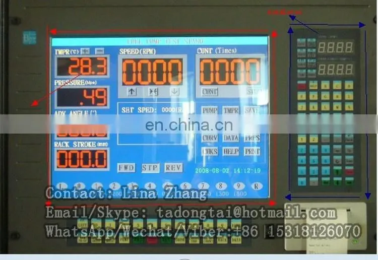DTS619 DIESEL INJECTORPUMP TEST BENCH