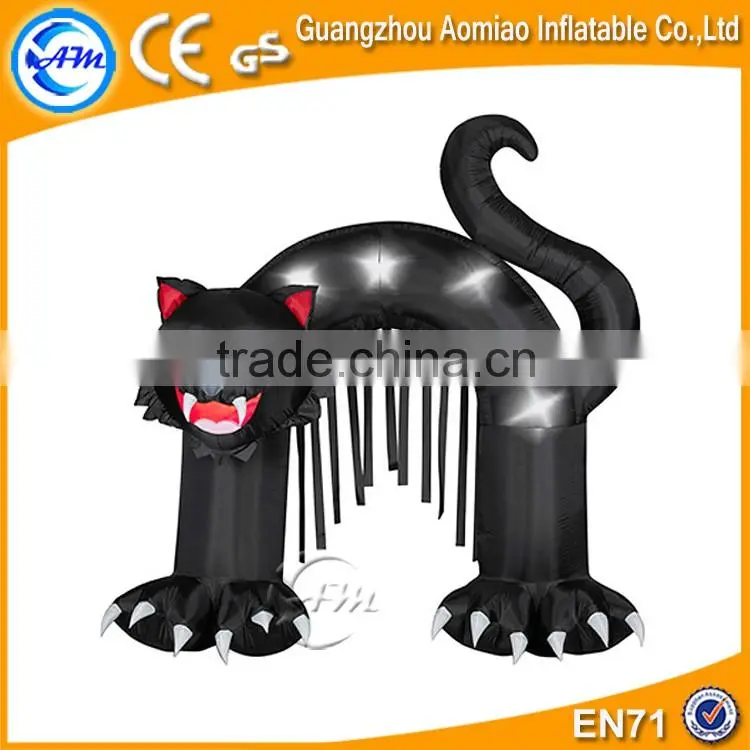 Cat mouth shape arch inflatable halloween arch for decoration