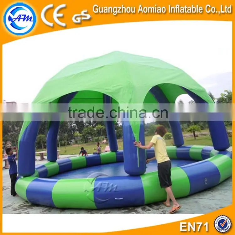 Custom made inflatable pool covers, inflatable pool dome