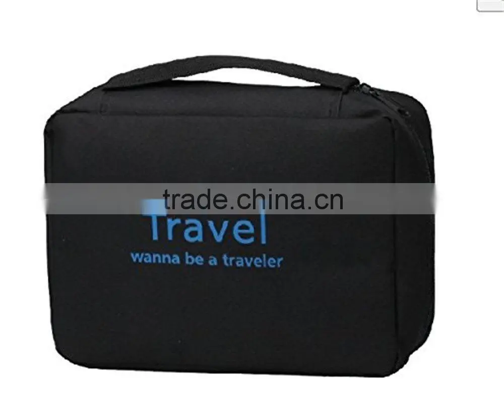 Portable Toiletry Bag Wash Bag Bathroom Hanging Bag Travel Bag Zipper Storage Bag Drawer Dividers Cosmetic Makeup Pouch with Mu