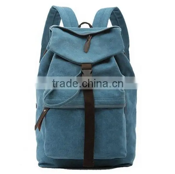 Top Quality Large Size Blue Adults School Bags