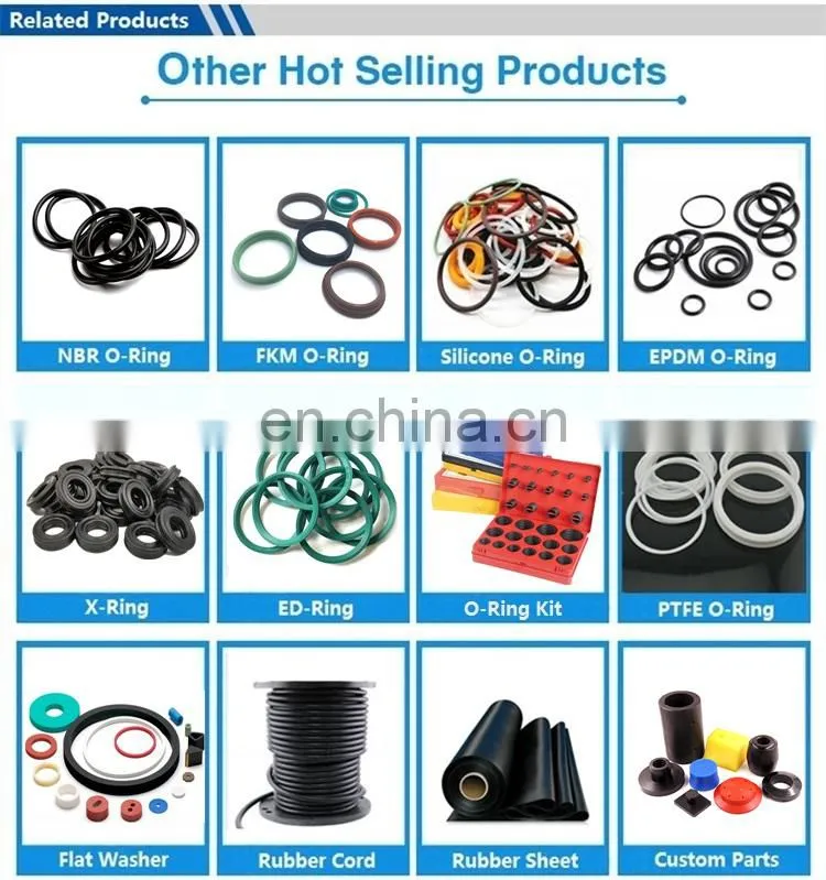 Hydraulic Rubber Seals O-Ring Black/Brown/Green/Red ORing Seal NBR FKM EPDM VMQ Ring O-Type Silicon rubber O Ring