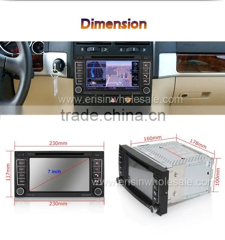 Erisin ES7402M 7 inch Dual Channel CanBus Car Radio DVD Player