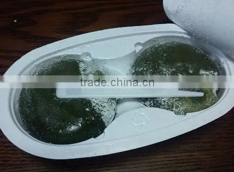 rice cake with ice cream filled machine