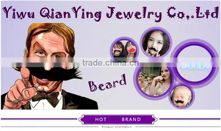 artificial fake big black beard for sale