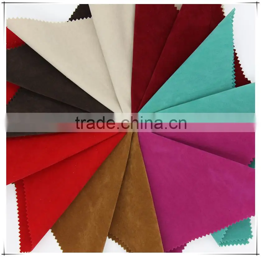 Fashion Girls Dress Fabric Suede Fabric Textile For Cloth High Quality Girls Dress Suede Fabric Suede Textile