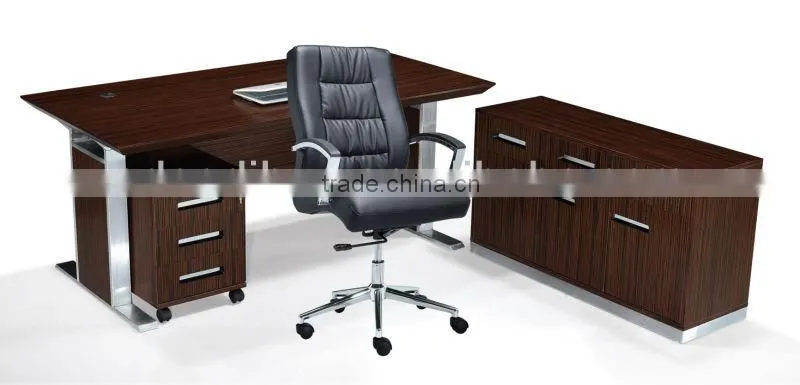 2015# Different colour for creative office furniture desk/metal office desk with drawer KF-A01