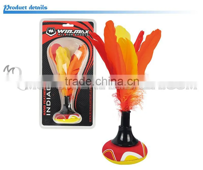 MINI QUTE Outdoor Fun & Sports kids hand featherball INDIACA beach kick shuttlecock game toy NO.WMB04919