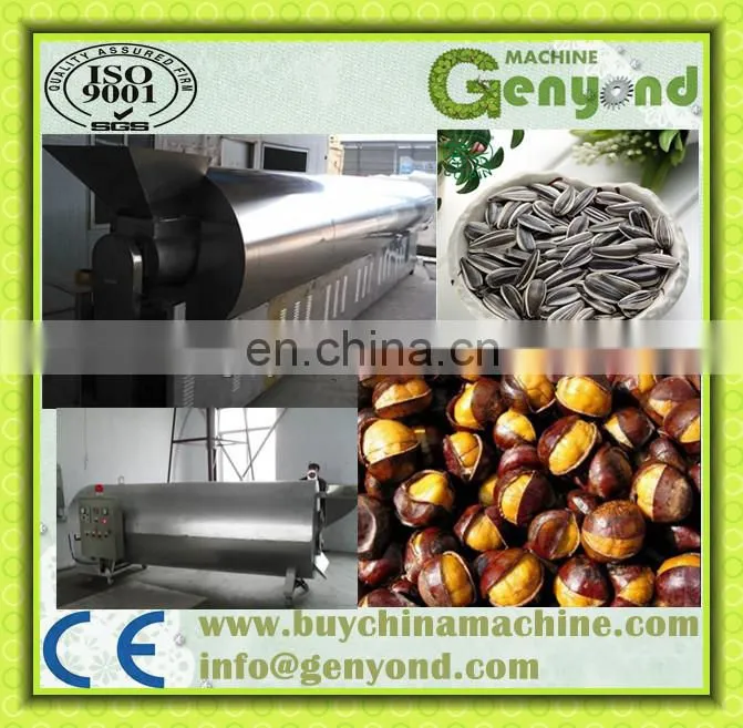 stainless steel automatic chestnut roasting machine