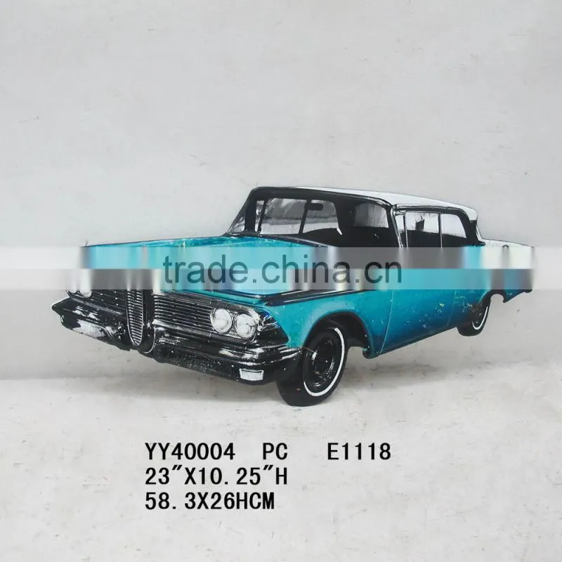new design metal car 3D look wall arts, vintage wall decor
