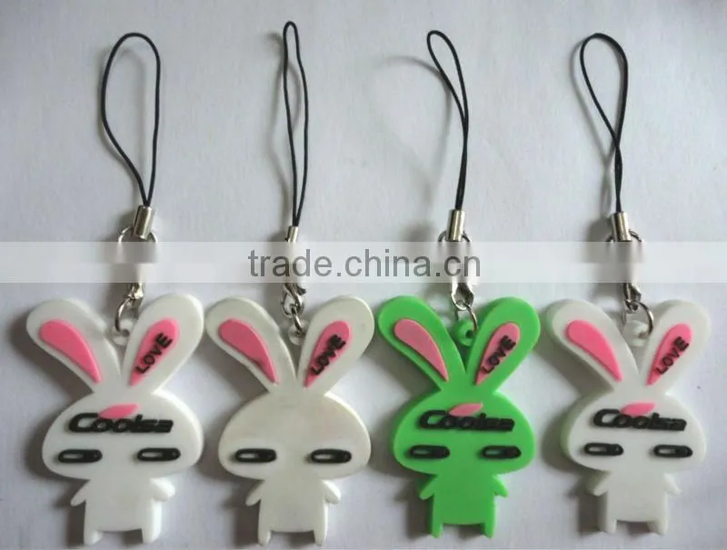 soft pvc mobile hangers, animal mobile pendant for promotional gift