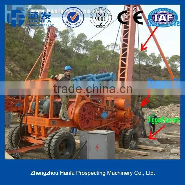 multifunctioncal HF-6A big diameter drilling machines 300~1800mm , easy operate