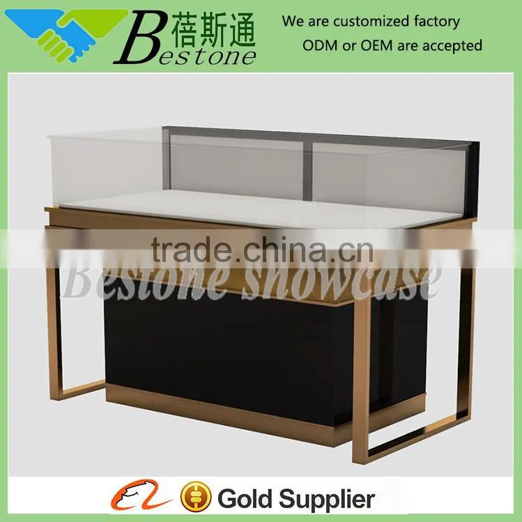 retail store wooden glass jewellery shop showcase design