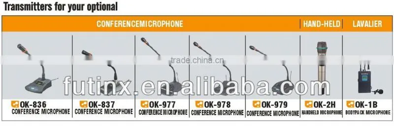 wireless collar microphone/gooseneck microphone/conference