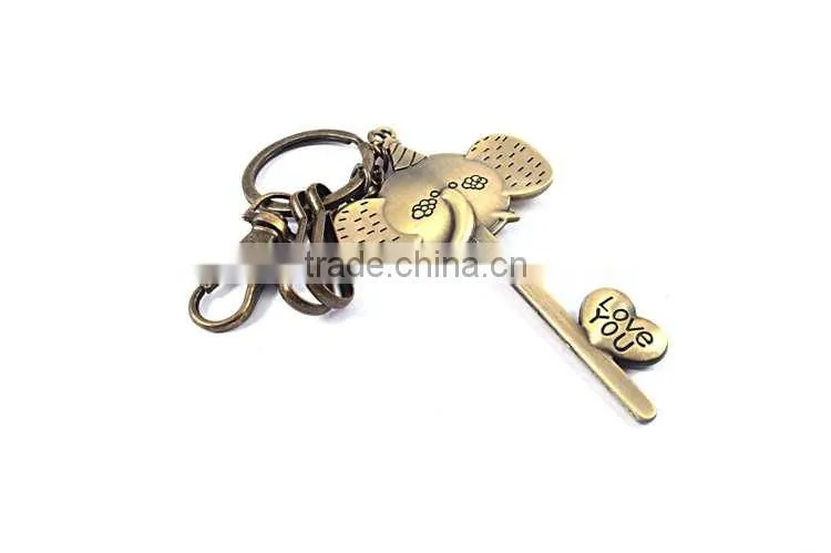 keychain manufacturers in china promotional oem laser logo elephant keychain