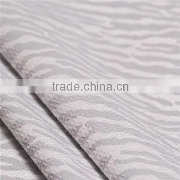 zebra print polyester diamond ripstop fabric