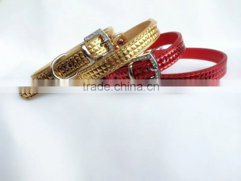 Wholesale pet supplies high gloss surface crown pendant dog collars