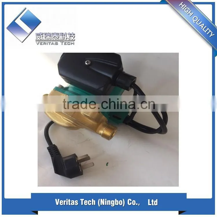 loudspeaker mute Brass or Stainless steel impeller hot water circulating pump for solar water heater