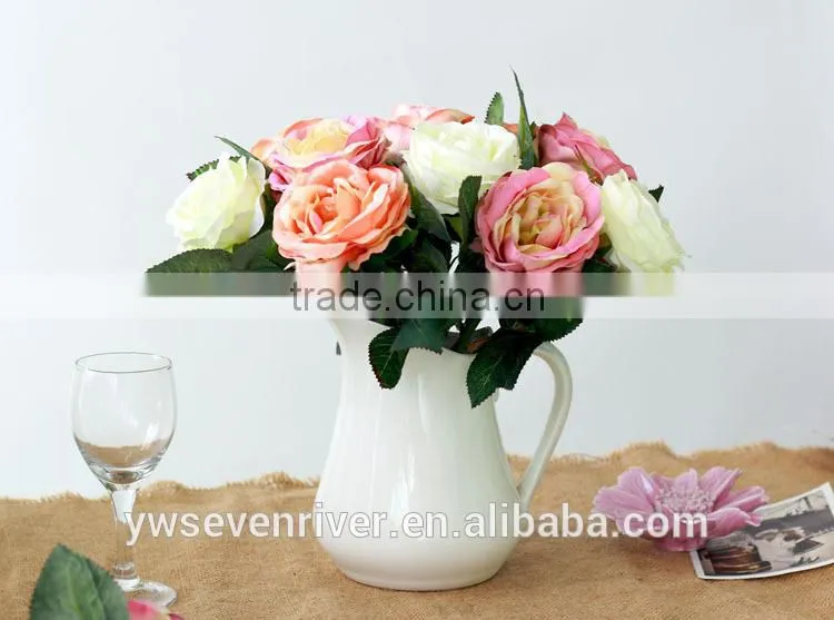 Fashion is pure and fresh European classical single roses zadeh simulation flowers shoot silk flowers decorated fake props