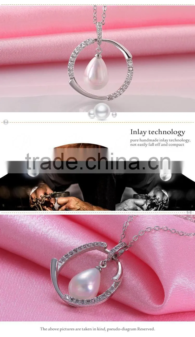 Magnificent Different Styles Big Round Pearl Inlaid Pendant Jewelry Wholesale