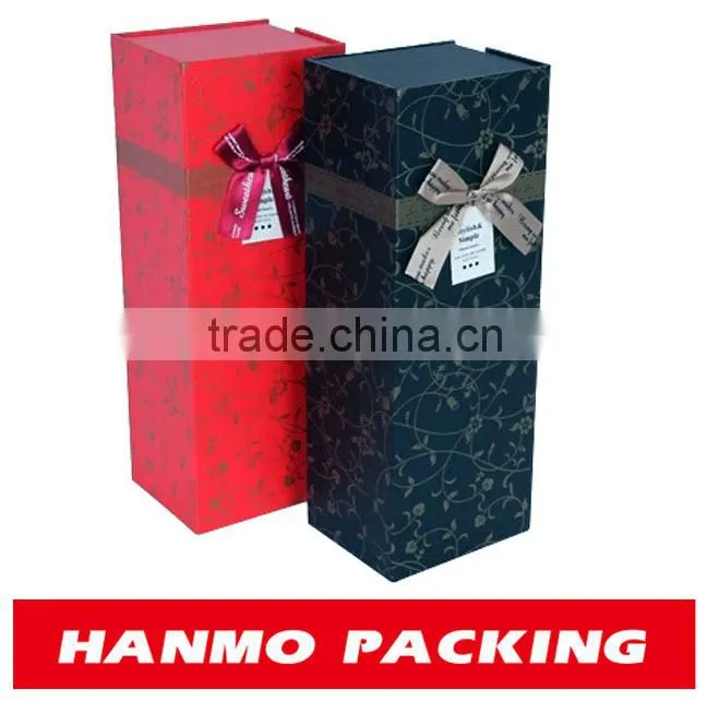 accept custom order and beverage industrial use wine box with eva foam wholesale