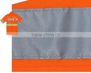 More reflective safety workwear with short sleeves